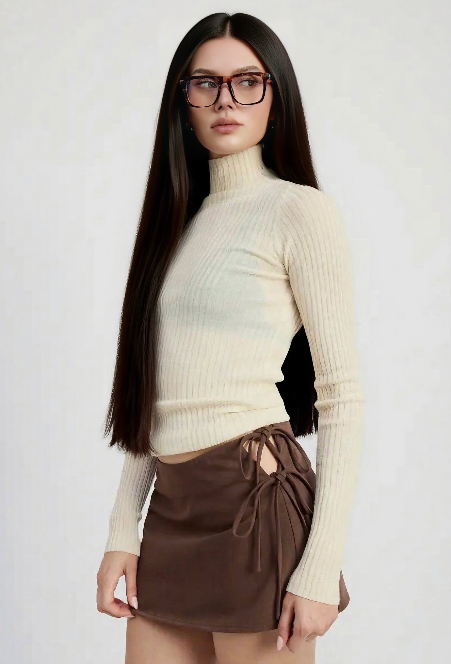 Cocoa Bow Skirt